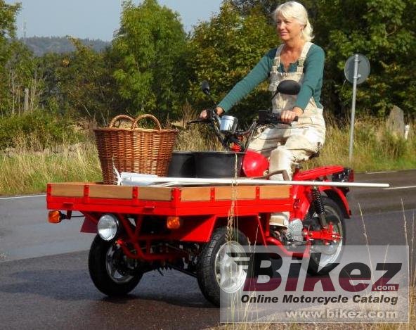 Big MGB electric transport moped picture and wallpaper from Bikez.com